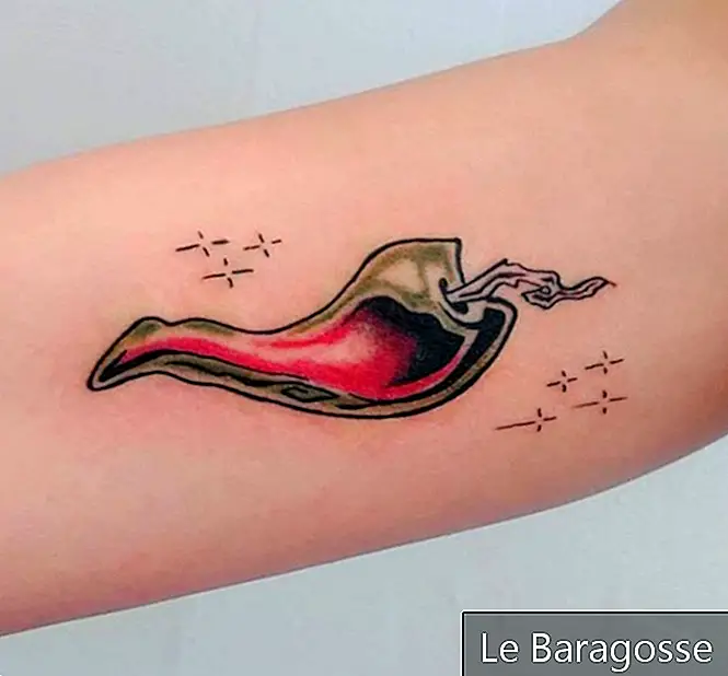 1. For starters, how about a pepper tattoo on your arm? 