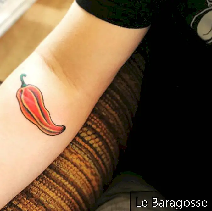 6. Can be a very realistic 3D pepper tattoo.